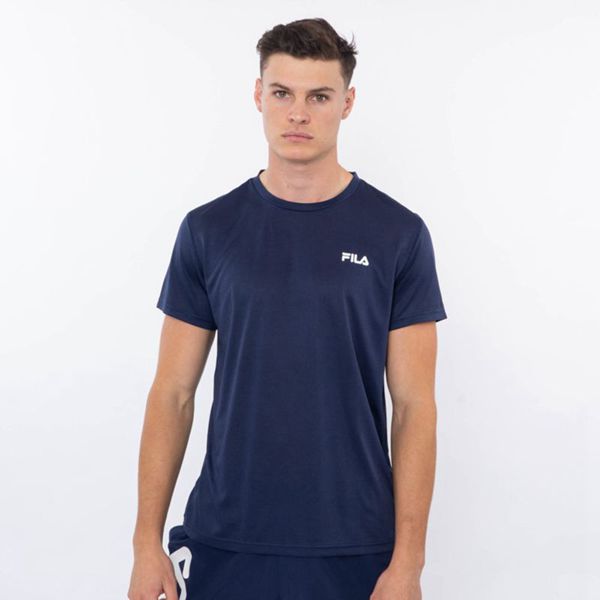 Fila Jacob Sports Men's T-Shirts - Navy,NZ 548-61234